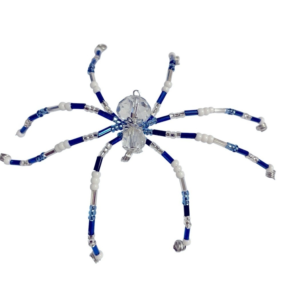 Beaded Spider Ornament Christmas Decor with Legend